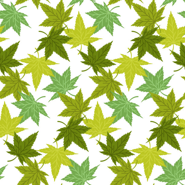 无缝图案的秋叶图片下载