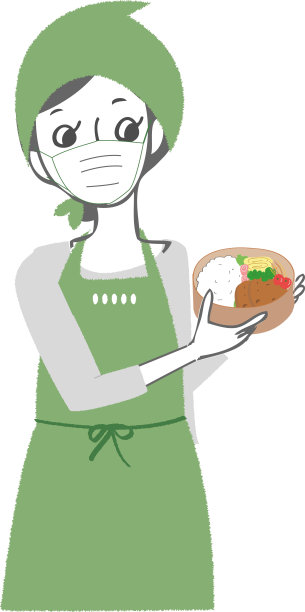 拿着外卖产品的女人图片下载