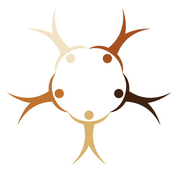 不同种族的人手牵着手围成一个圈图片下载