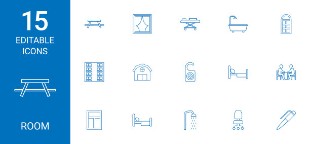 15个房间图标图片下载