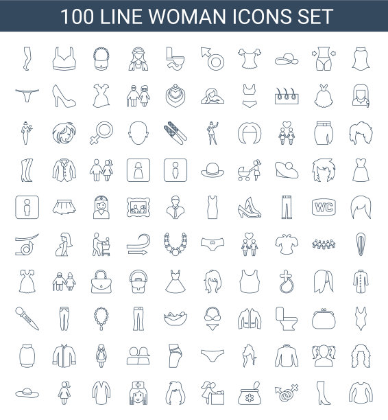 女人的图标图片下载