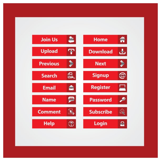 Internet Buttons闪亮的插图图片下载