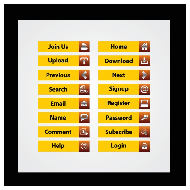 Internet Buttons闪亮的插图图片下载