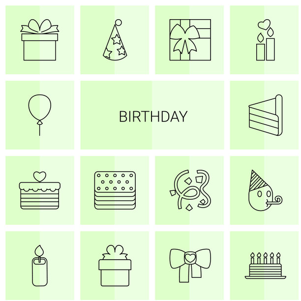 生日的图标图片下载