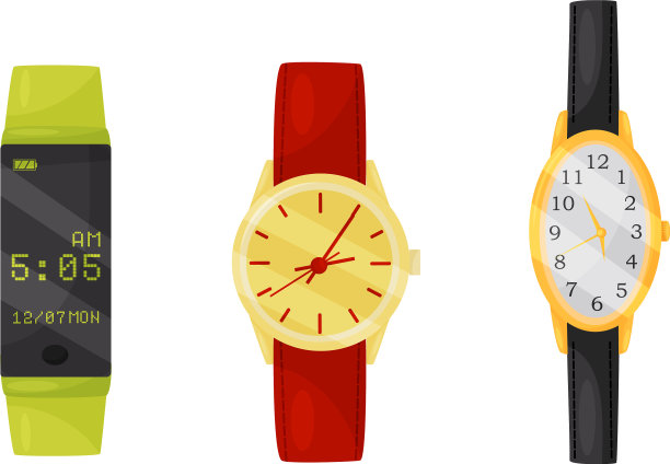 腕表为带表带的便携式手表图片下载