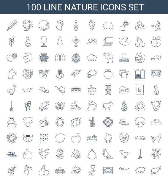 100年自然的图标图片下载