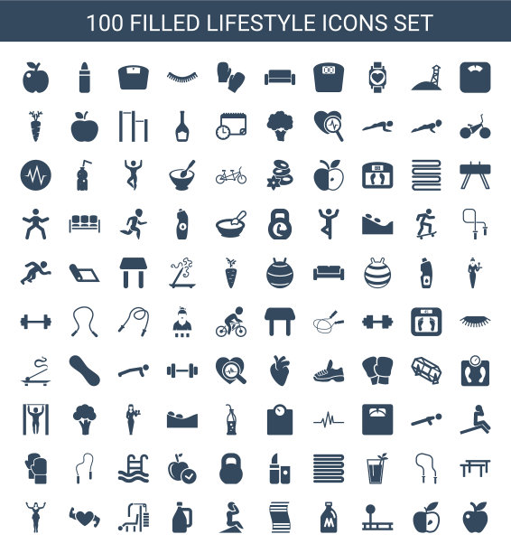 生活方式的图标图片下载