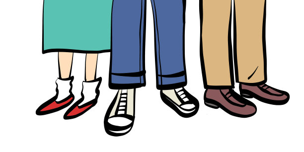 男性和女性的脚匿名图片下载