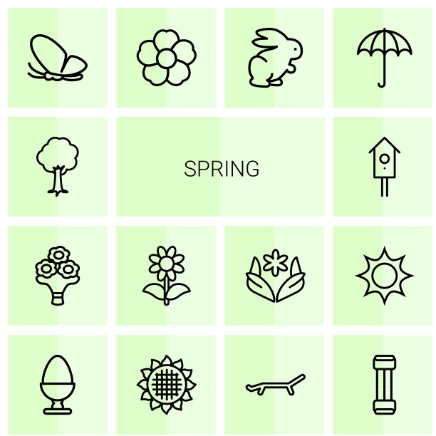 春天的图标图片下载