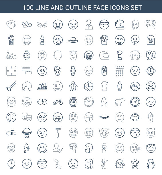 100年面临图标图片下载