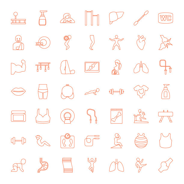 49岁的身体图标图片下载