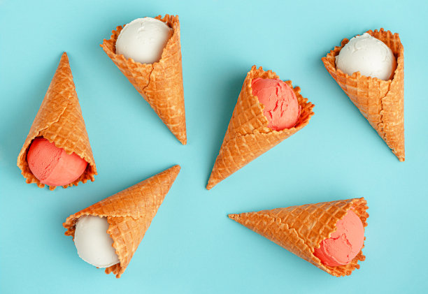 五颜六色的冰淇淋图片下载