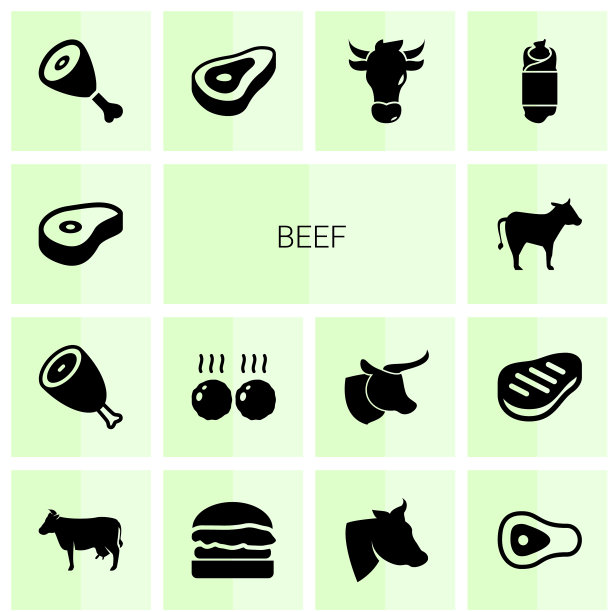 14牛肉图标图片下载