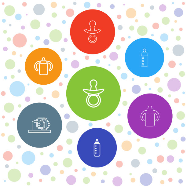 奶嘴图标图片下载