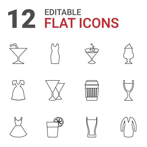 鸡尾酒的图标图片下载