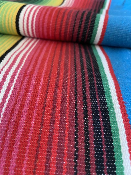 斗篷背景Cinco de mayo墨西哥serape节日falsa图案传统文化毯子与条纹图案复制空间织物纺织材料墨西哥背景-库存照片照片图片下载