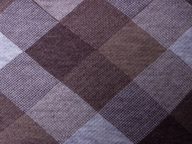 有方格图案的针织织物图片下载