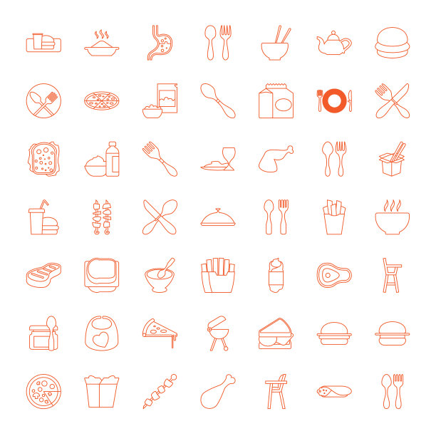 午餐的图标图片下载