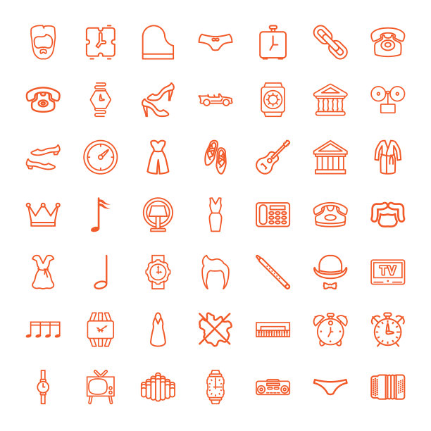 49个经典的图标图片下载