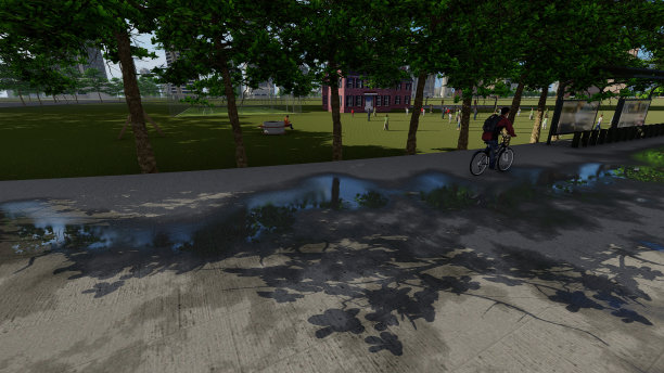 一个青少年骑着自行车去学校图片下载