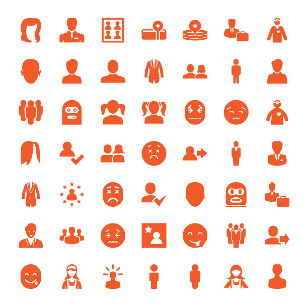 49个化身图标图片下载