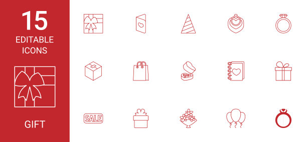 礼物的图标图片下载