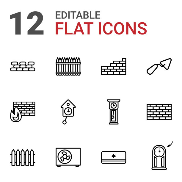 墙的图标图片下载