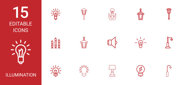 照明的图标图片下载