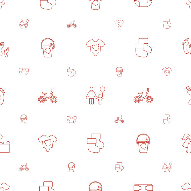 贝加尔湖图案无缝白色背景图片下载