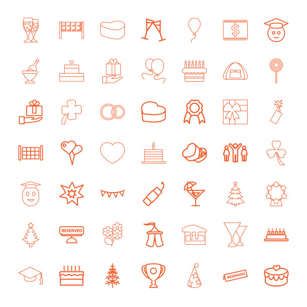 庆祝活动的图标图片下载