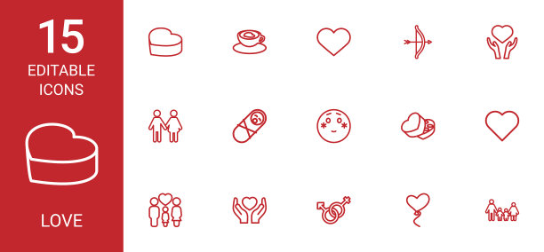 爱的图标图片下载