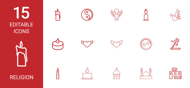 15宗教图标图片下载