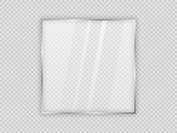方形框架的玻璃板图片下载