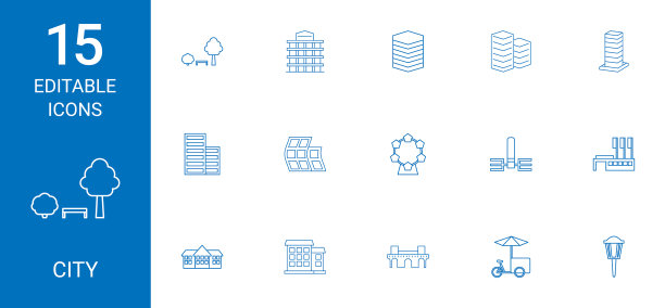 城市图标图片下载