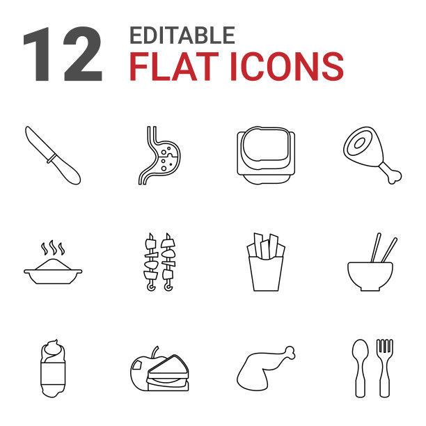 午餐的图标图片下载