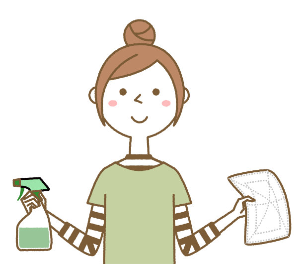 年轻女子擦图片下载