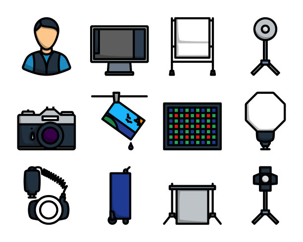 摄影图标设置图片下载