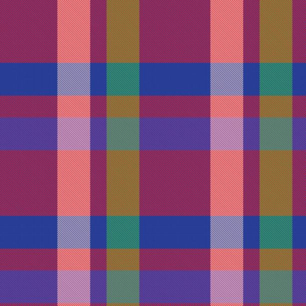 彩色格子呢格子无缝格子图案图片下载