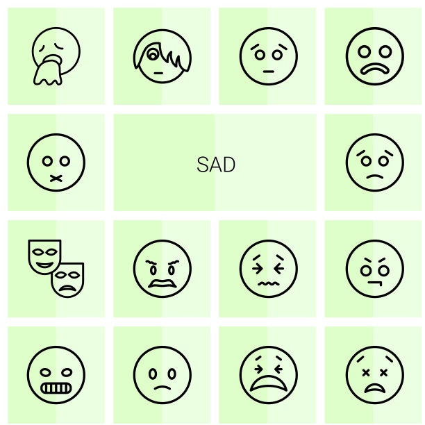 sad图标图片下载