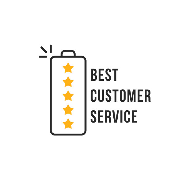 最好的服务图标与轮廓电池图片下载