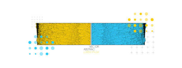 现代广场科技元素。时髦的抽象背景。网络空间表面插图。向量。图片下载