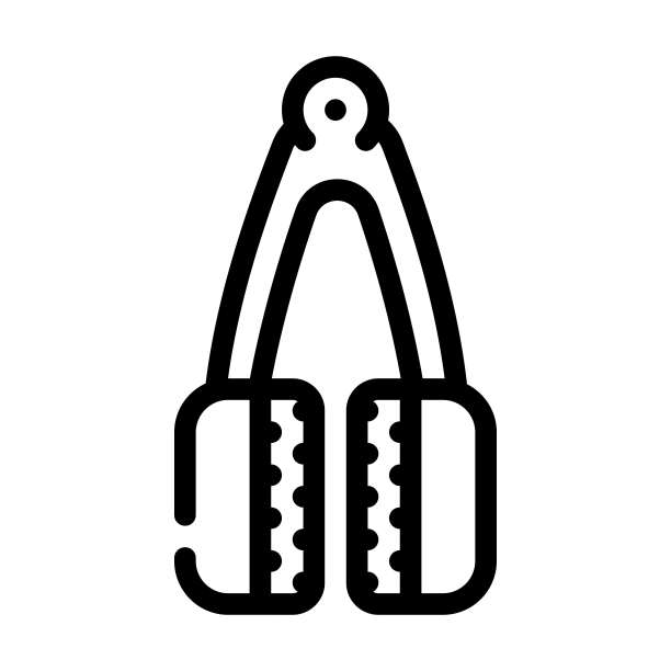 清洁眼镜海绵线条图标矢量插图图片下载