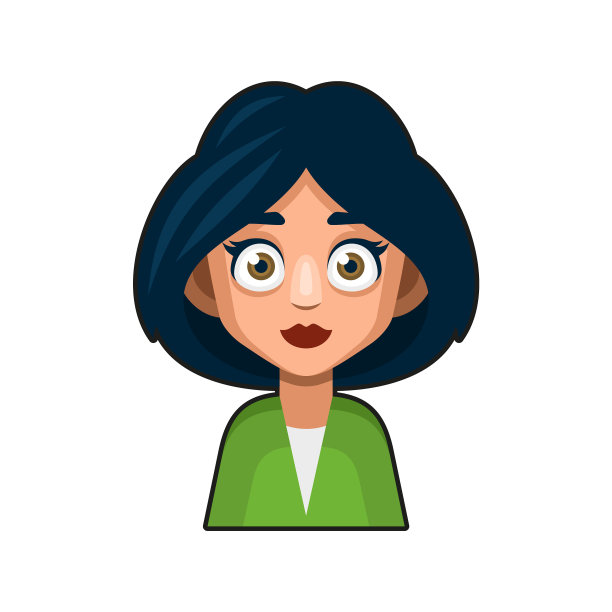 可爱美丽的女孩化身年轻女子图片下载