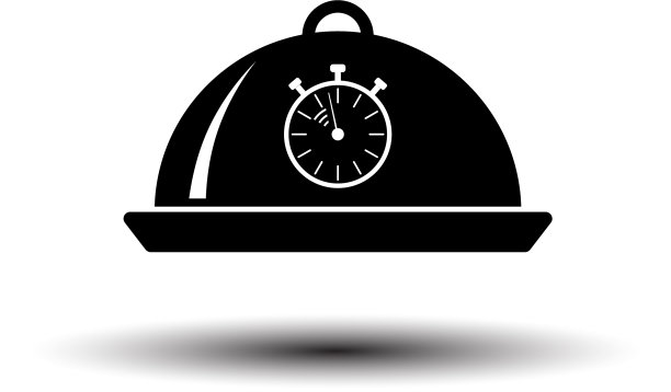 带有秒表图标的钟表图片下载