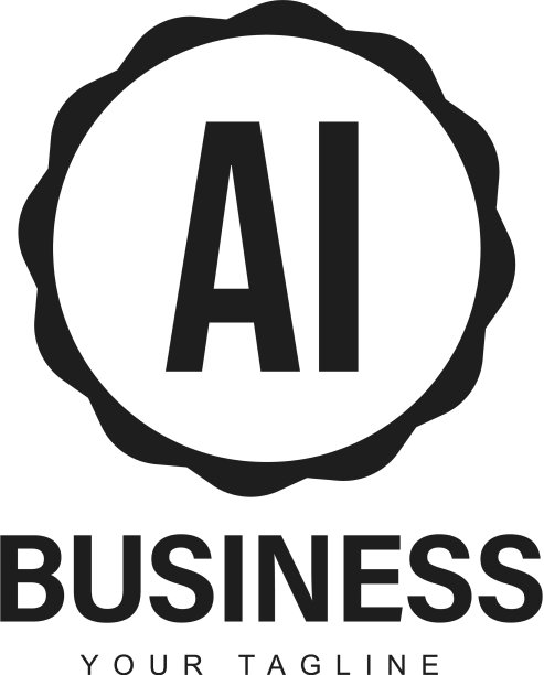 Ai最初的一个抽象风格的标志设计图片下载