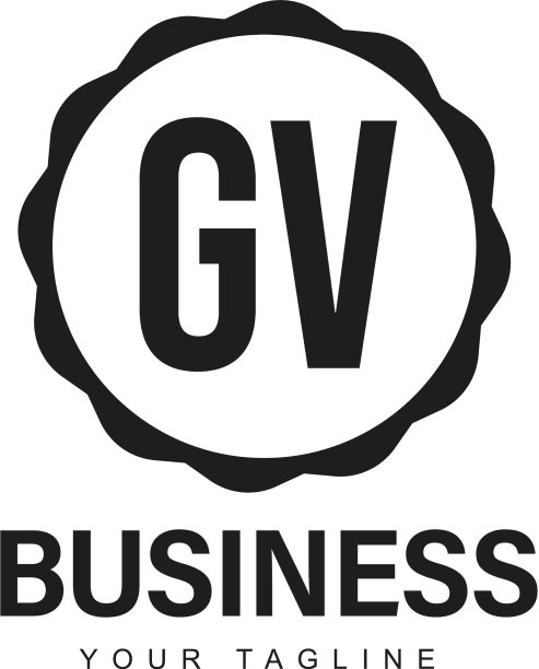 Gv设计了一个抽象风格的标志图片下载
