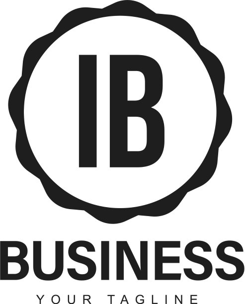 用抽象风格初始化标志设计图片下载