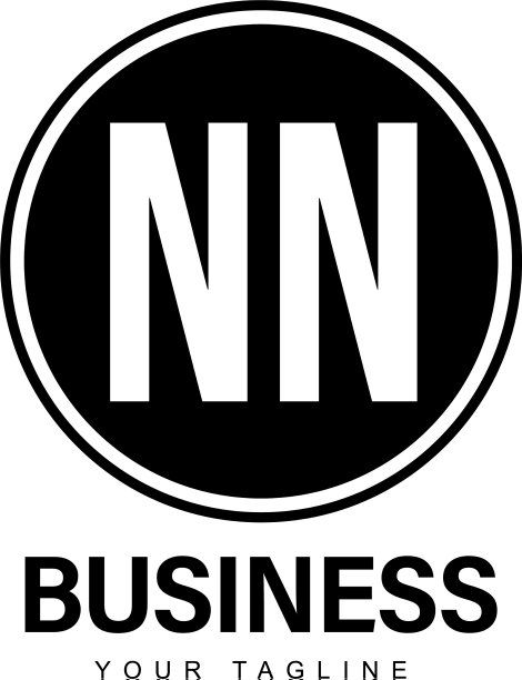 Nn最初的一个抽象风格的标志设计图片下载