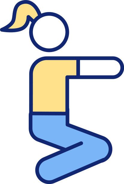 做深蹲RGB颜色图标图片下载