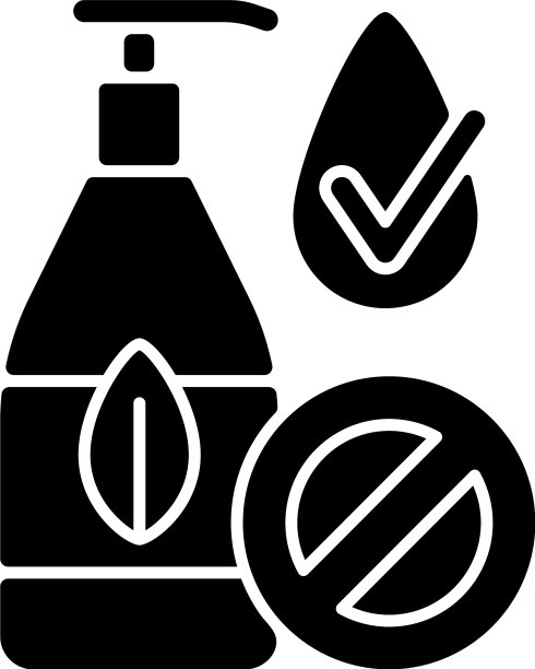 无硅黑色字形图标图片下载